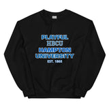 Playful Hampton University (Unisex) Sweatshirt