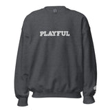 Playful Embroidered (Unisex) Sweatshirt