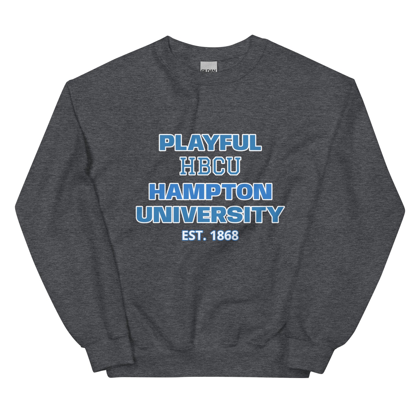 Playful Hampton University (Unisex) Sweatshirt