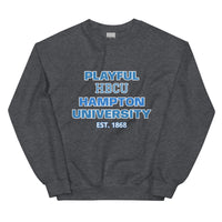 Playful Hampton University (Unisex) Sweatshirt