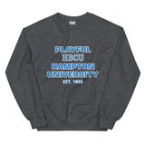 Playful Hampton University (Unisex) Sweatshirt