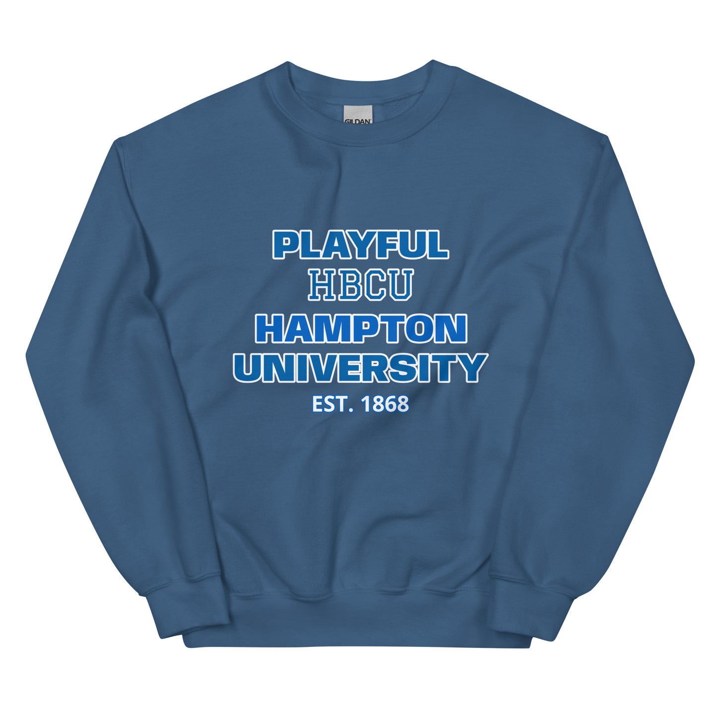 Playful Hampton University (Unisex) Sweatshirt