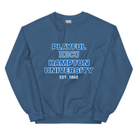 Playful Hampton University (Unisex) Sweatshirt