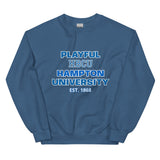 Playful Hampton University (Unisex) Sweatshirt