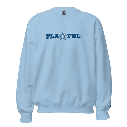 Playful Cowboys Embroidered (Unisex) Sweatshirt