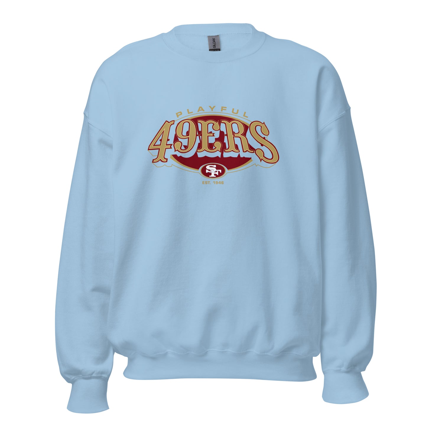 Playful 49ers (Unisex) Sweatshirt