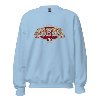 Playful 49ers (Unisex) Sweatshirt