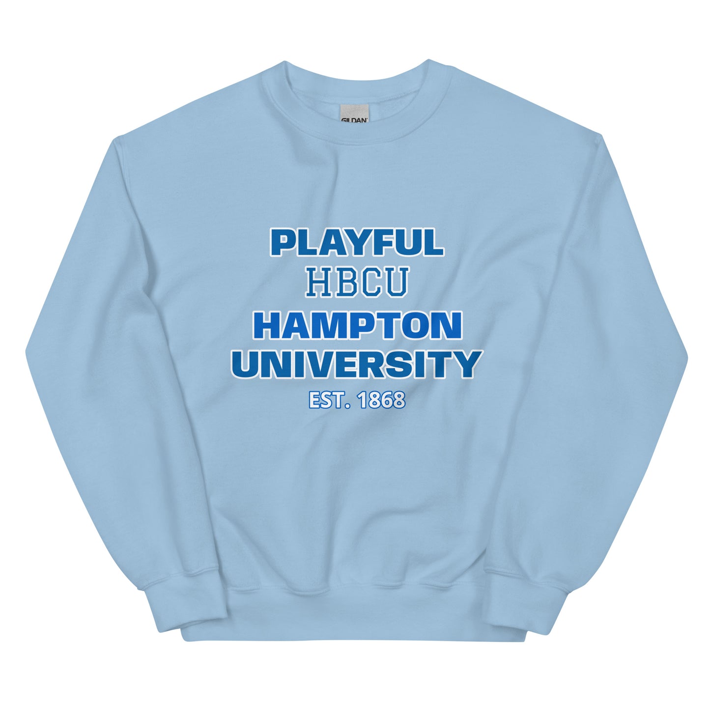 Playful Hampton University (Unisex) Sweatshirt
