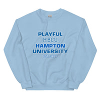Playful Hampton University (Unisex) Sweatshirt