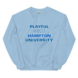 Playful Hampton University (Unisex) Sweatshirt