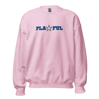 Playful Cowboys Embroidered (Unisex) Sweatshirt