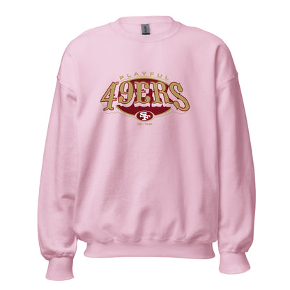 Playful 49ers (Unisex) Sweatshirt