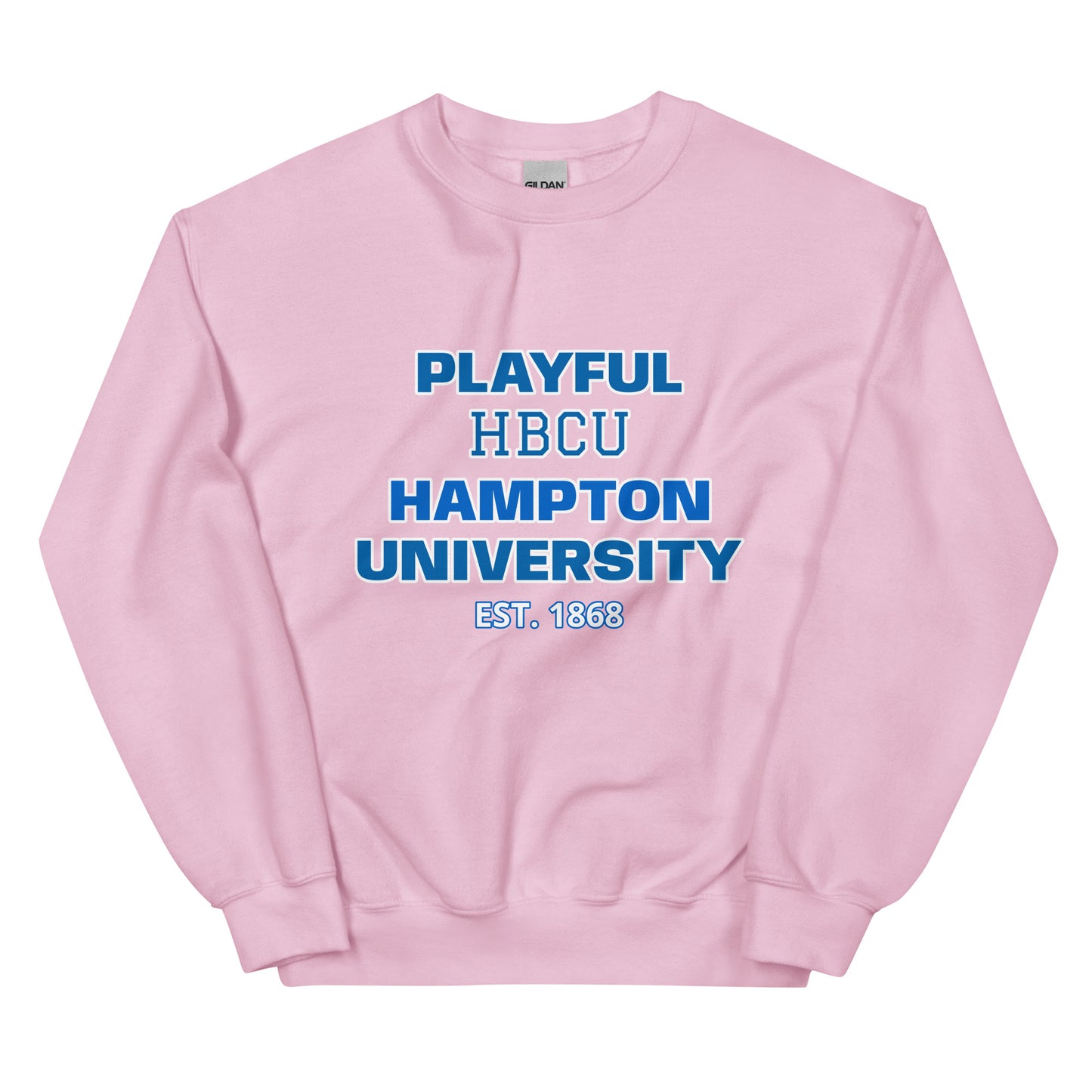 Playful Hampton University (Unisex) Sweatshirt
