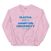 Playful Hampton University (Unisex) Sweatshirt