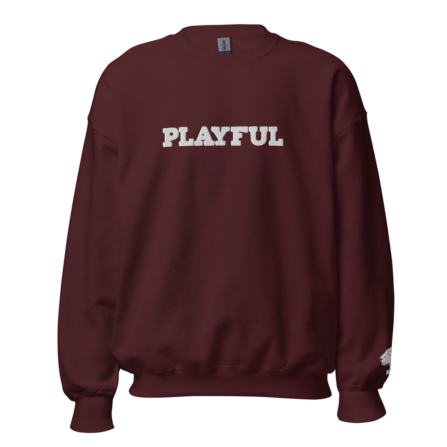 Playful Embroidered (Unisex) Sweatshirt