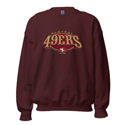 Playful 49ers (Unisex) Sweatshirt