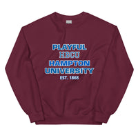 Playful Hampton University (Unisex) Sweatshirt