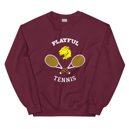 Playful Tennis (Unisex) Sweatshirt