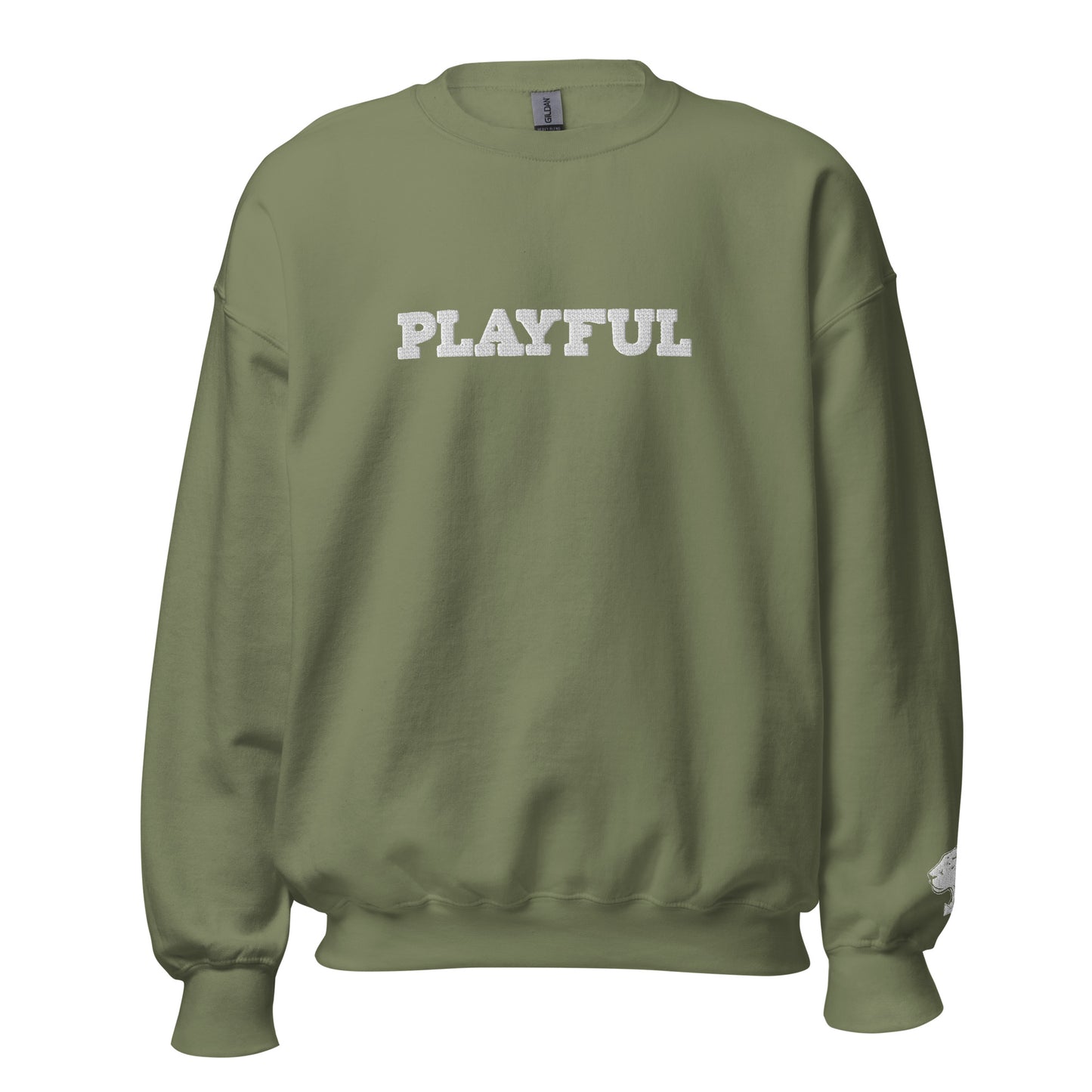 Playful Embroidered (Unisex) Sweatshirt