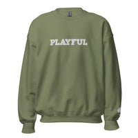 Playful Embroidered (Unisex) Sweatshirt