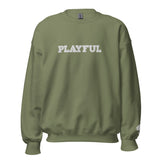 Playful Embroidered (Unisex) Sweatshirt