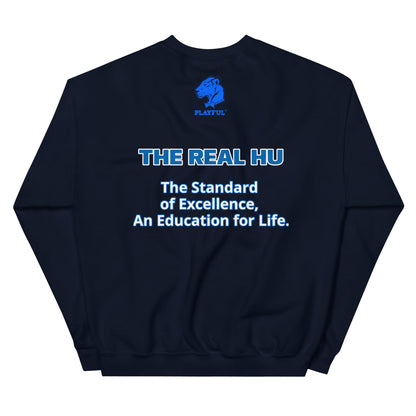 Playful Hampton University (Unisex) Sweatshirt