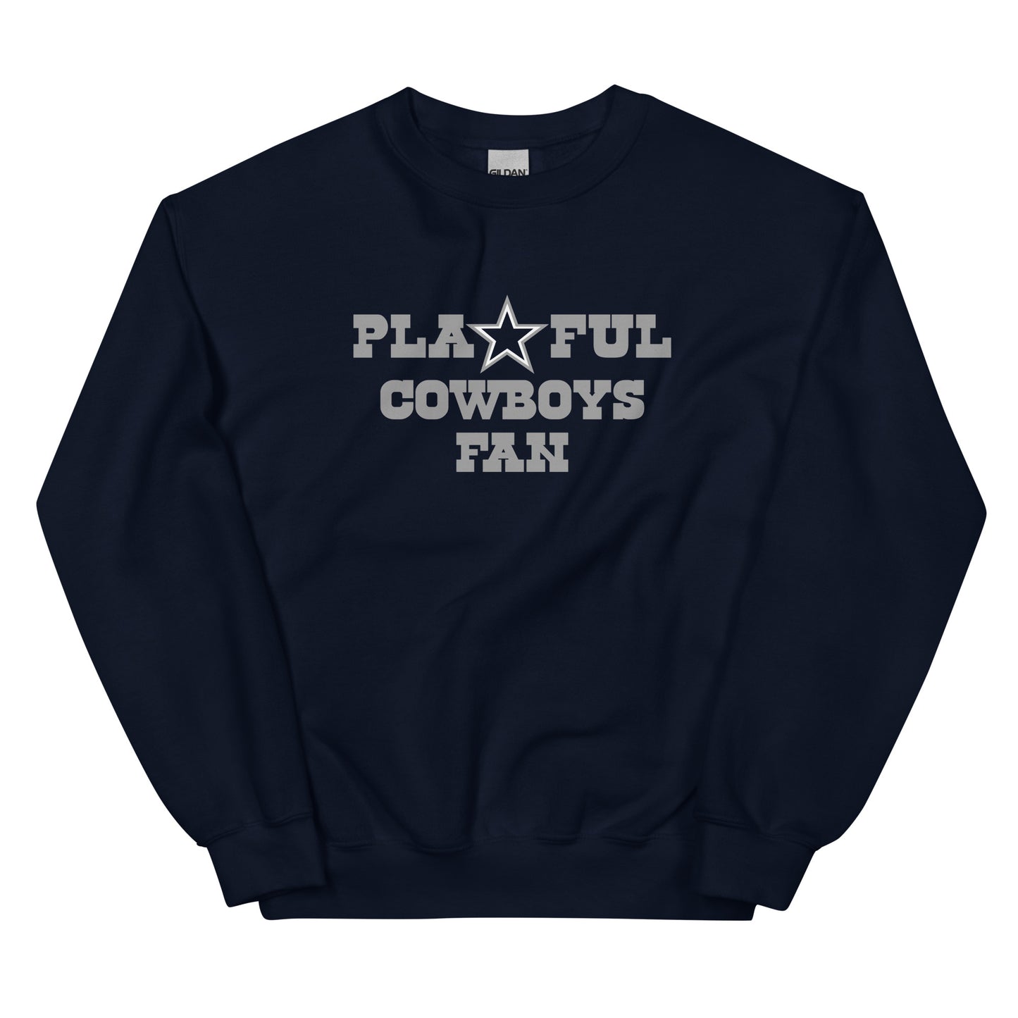 Playful Cowboys Fan (Unisex) Sweatshirt