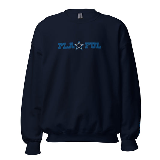 Playful Cowboys Embroidered (Unisex) Sweatshirt