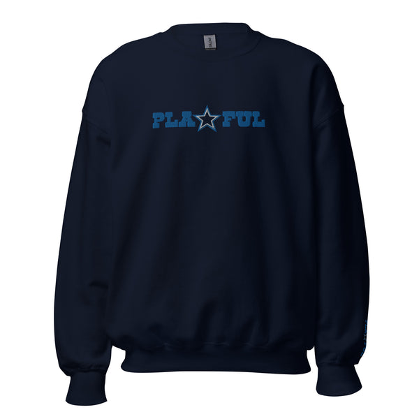 Playful Cowboys Embroidered (Unisex) Sweatshirt