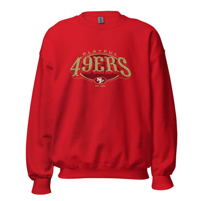 Playful 49ers (Unisex) Sweatshirt