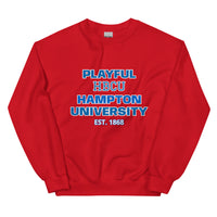 Playful Hampton University (Unisex) Sweatshirt