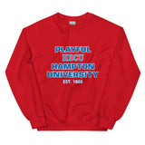 Playful Hampton University (Unisex) Sweatshirt