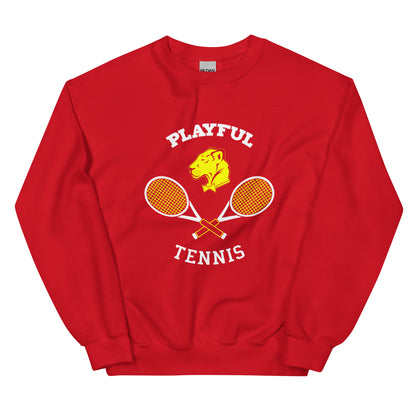 Playful Tennis (Unisex) Sweatshirt