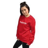 Playful Embroidered (Unisex) Sweatshirt