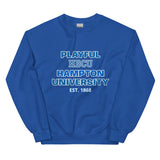 Playful Hampton University (Unisex) Sweatshirt