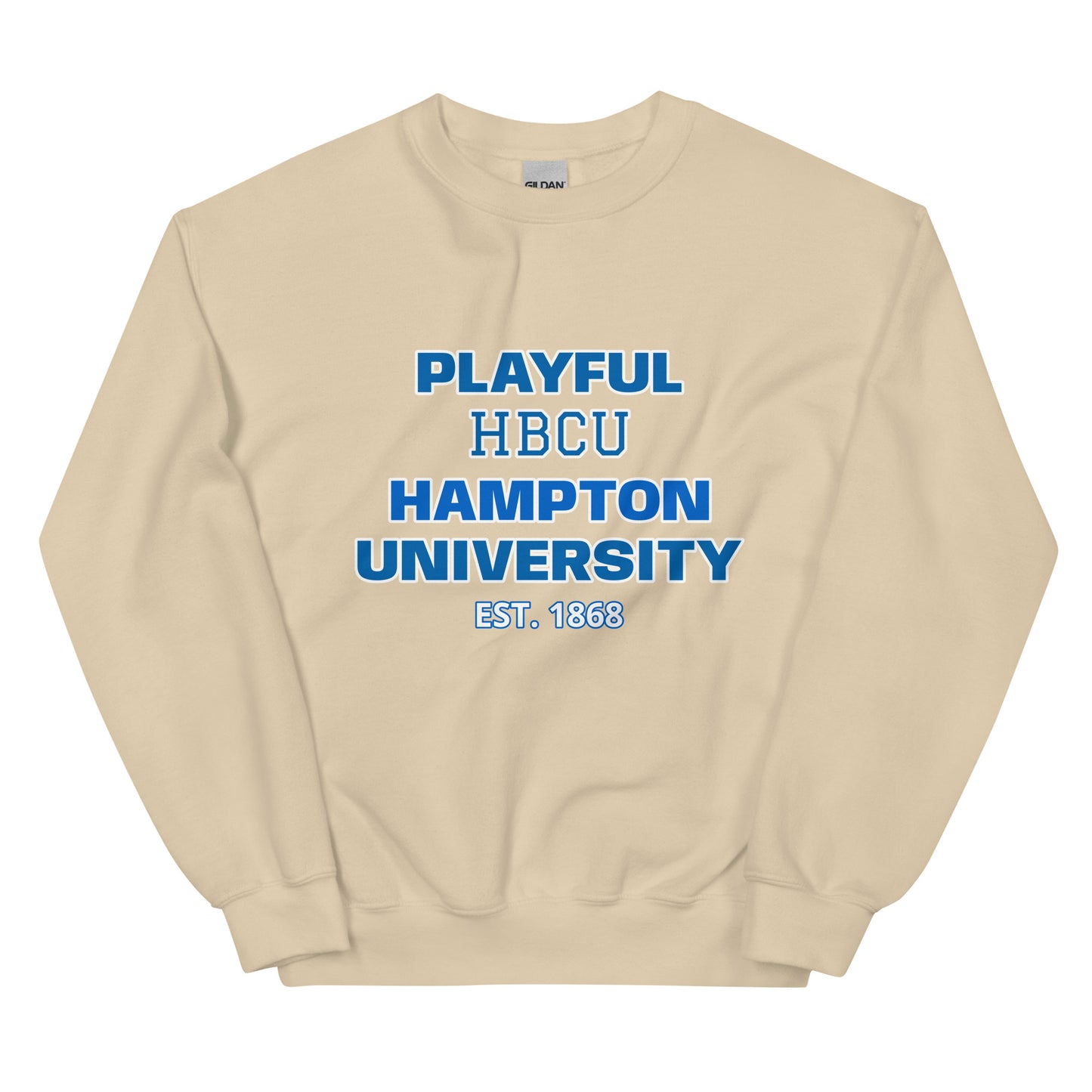Playful Hampton University (Unisex) Sweatshirt