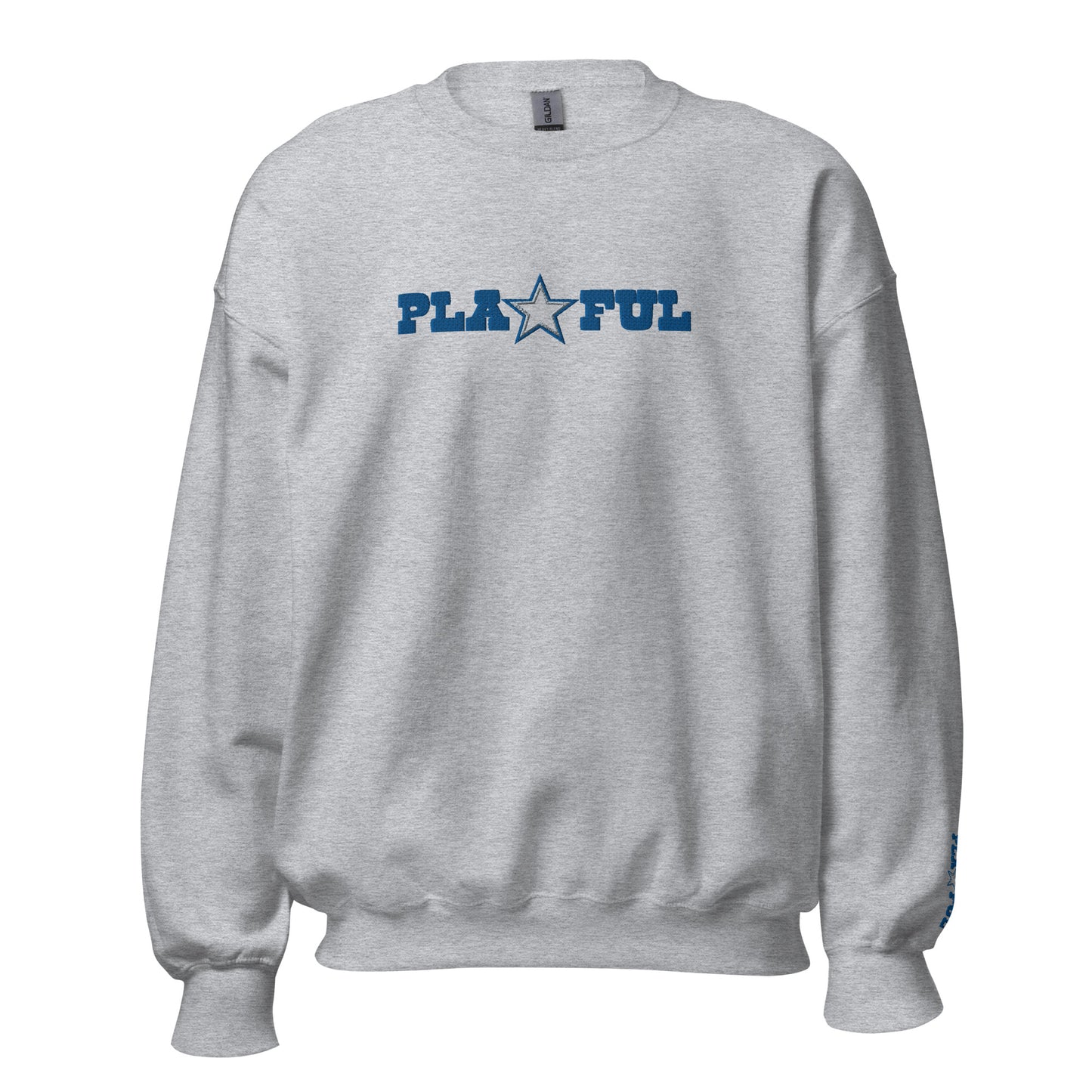 Playful Cowboys Embroidered (Unisex) Sweatshirt
