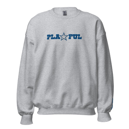 Playful Cowboys Embroidered (Unisex) Sweatshirt