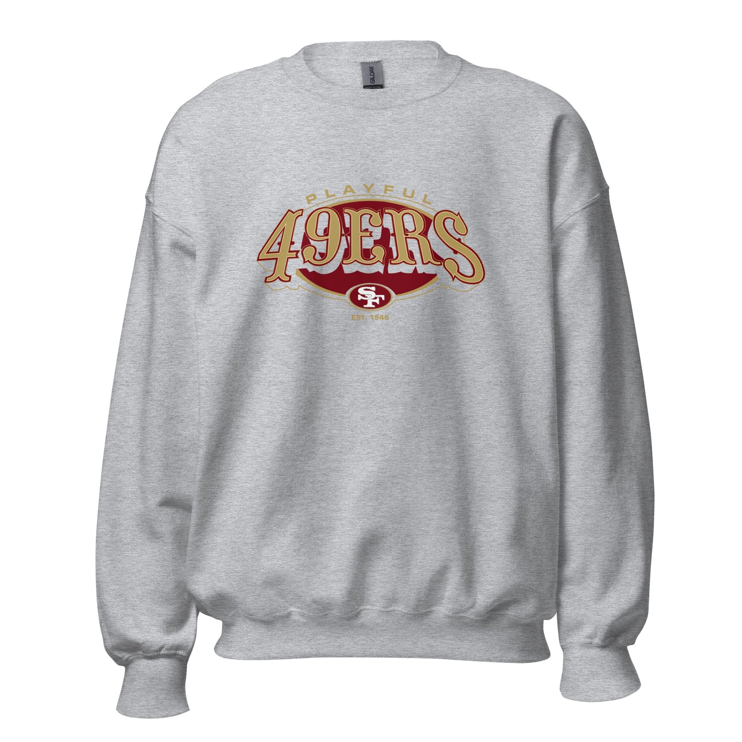 Playful 49ers (Unisex) Sweatshirt
