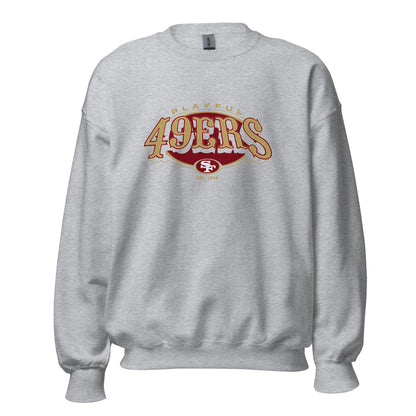 Playful 49ers (Unisex) Sweatshirt