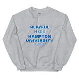 Playful Hampton University (Unisex) Sweatshirt