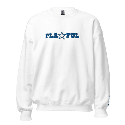Playful Cowboys Embroidered (Unisex) Sweatshirt
