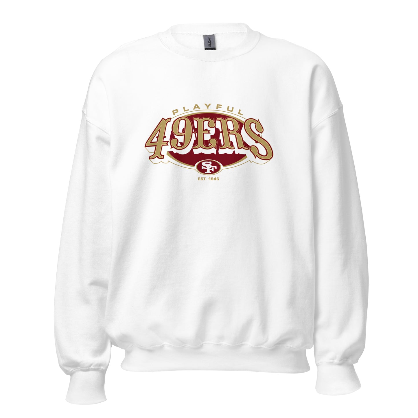 Playful 49ers (Unisex) Sweatshirt