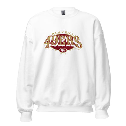 Playful 49ers (Unisex) Sweatshirt