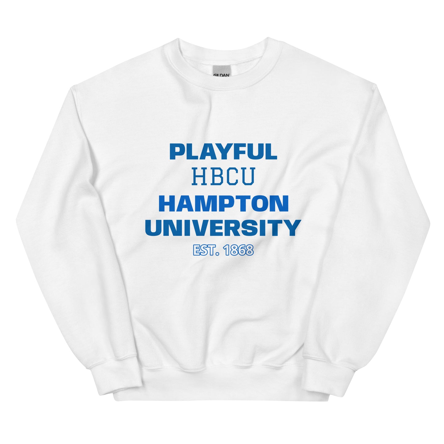 Playful Hampton University (Unisex) Sweatshirt