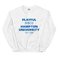 Playful Hampton University (Unisex) Sweatshirt