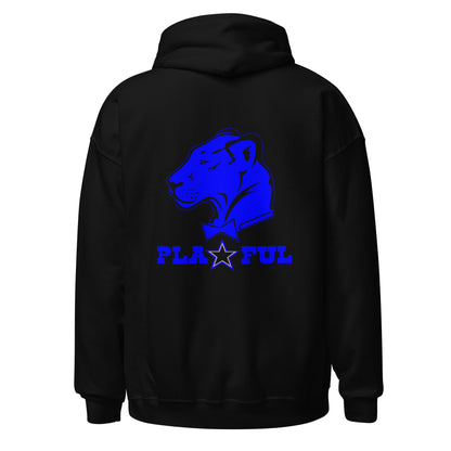 Playful Cowboys Blue (Unisex) Hoodie