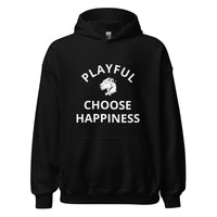 Playful "Choose Happiness" Unisex Hoodie