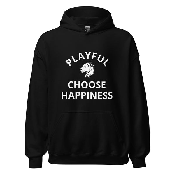 Playful "Choose Happiness" Unisex Hoodie