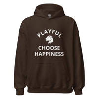 Playful "Choose Happiness" Unisex Hoodie